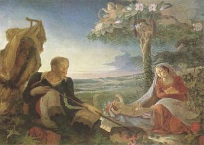 Philipp Otto Runge Rest on the Flight into Egypt (mk09) china oil painting image
